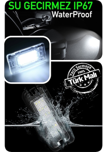 Bmw 5 Serisi E39 E60 E61 F10 F11 G30 G31 Canbus Led Araç Içi Ayak Altı Bölmesi Aydınlatma Ledi Lambası