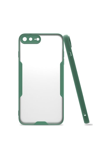 Iphone 7 Plus / 8 Plus Kilif Platin Matte Silikon Arka Kapak 514432232