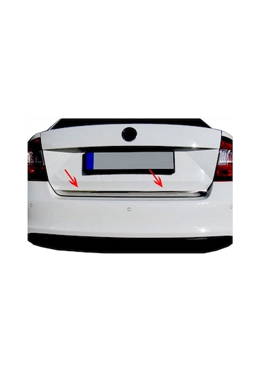 Skoda Octavia Krom Bagaj Alt Çıta 2013-2019 Paslanmaz Çelik N11.4788