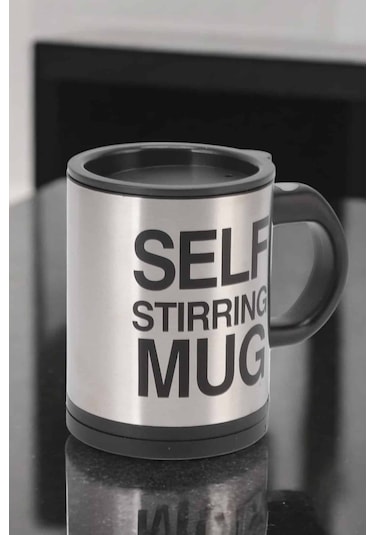 Yazılı Mug Karıştırıcı Özelliği Ve Paslanmaz Çelik Renkli