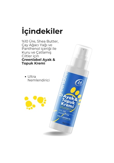 Green Label Ayak ve Topuk Kremi 100 ML