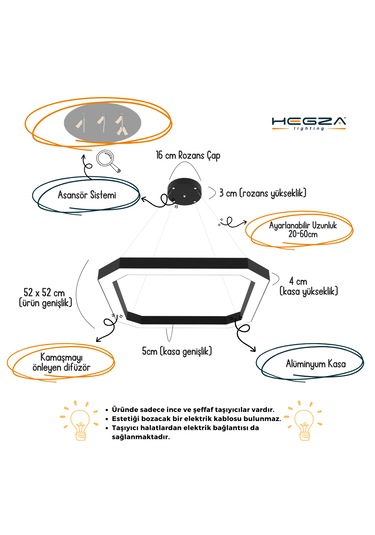 Bagel Beyaz Kasa, Doğal Beyaz Işık Modern Sarkıt Led Avize Beyaz