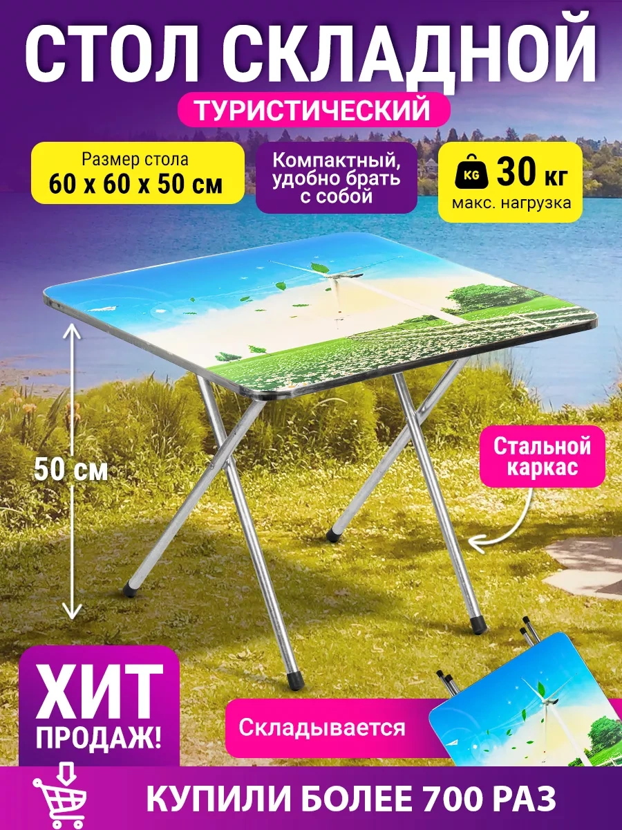 Velton Katlanabilir Turistik Piknik Masası 16602338 Açık Mavi