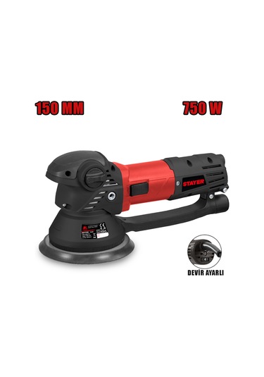 Stayer STY-RO752EK 750 W Eksantrik Zımpara