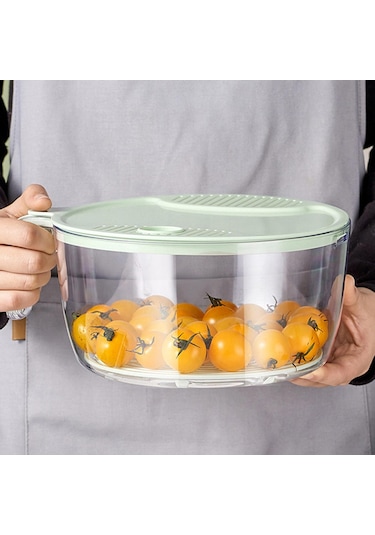 Suntek Magideal Pirinç Yıkama Filtresi Süzgeç Sepeti Bezelye Yeşil-l