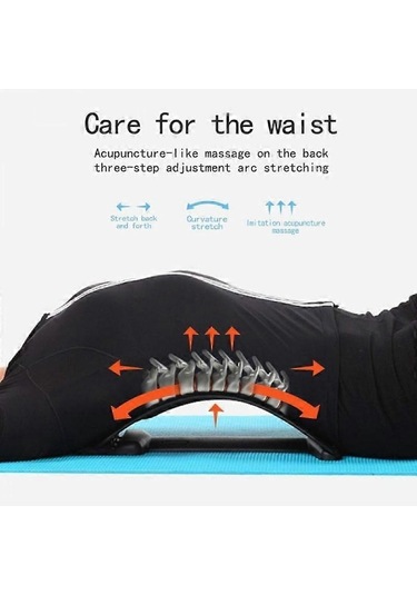 Sırt Desteği Siyah - Ayarlanabilir Bel Desteği - Alt Sırt Ağrılarından Kurtulma B Diğer