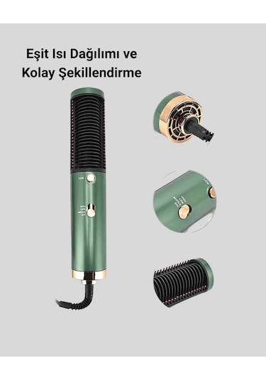 İyon Teknolojili Seramik Saç Düzleştirici - Eşit Isı Dağılımı