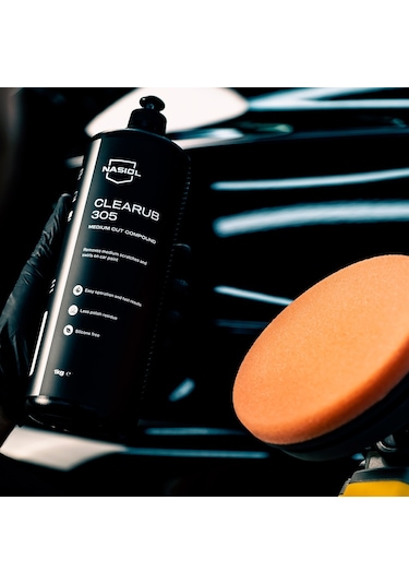 Nasiol Özel Hava Kanallı Polisaj Süngeri/Pedi Hare Giderici 150mm Mavi Araç Pasta Cila Pedi