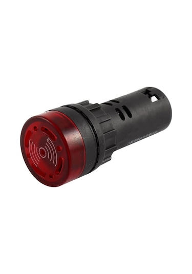 Ad136-22ds/mfs Kırmızı 24v Led Sesli Buzzer