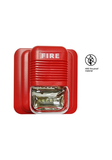 Yangın Alarm Uyarı Strobe Siren Korna Ses Ve Strobe