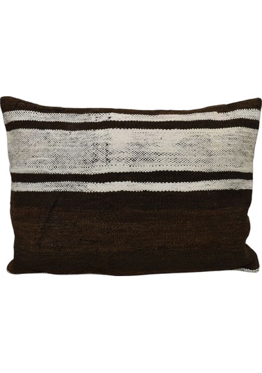 Zehra Abla Halı Yeni El Dokuma Dekoratif Kilim Kırlent Yastık Kılıfı 6700 Çok Renkli