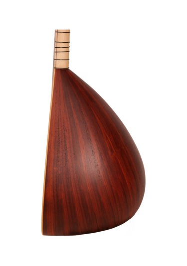 Telli Çalgı Yapım Kısa Sap Yaprak Padouk 41 Tekne Profesyonel Bağlama