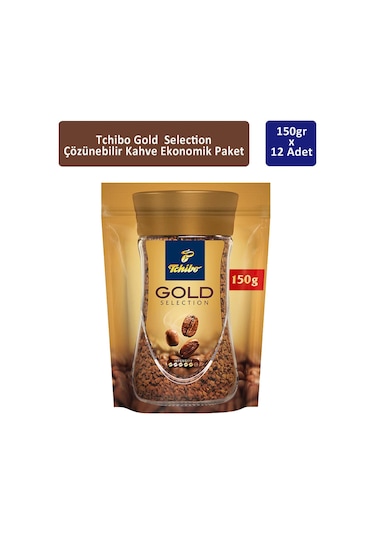 Tchibo Gold Çözünebilir Kahve 12 x 150 G