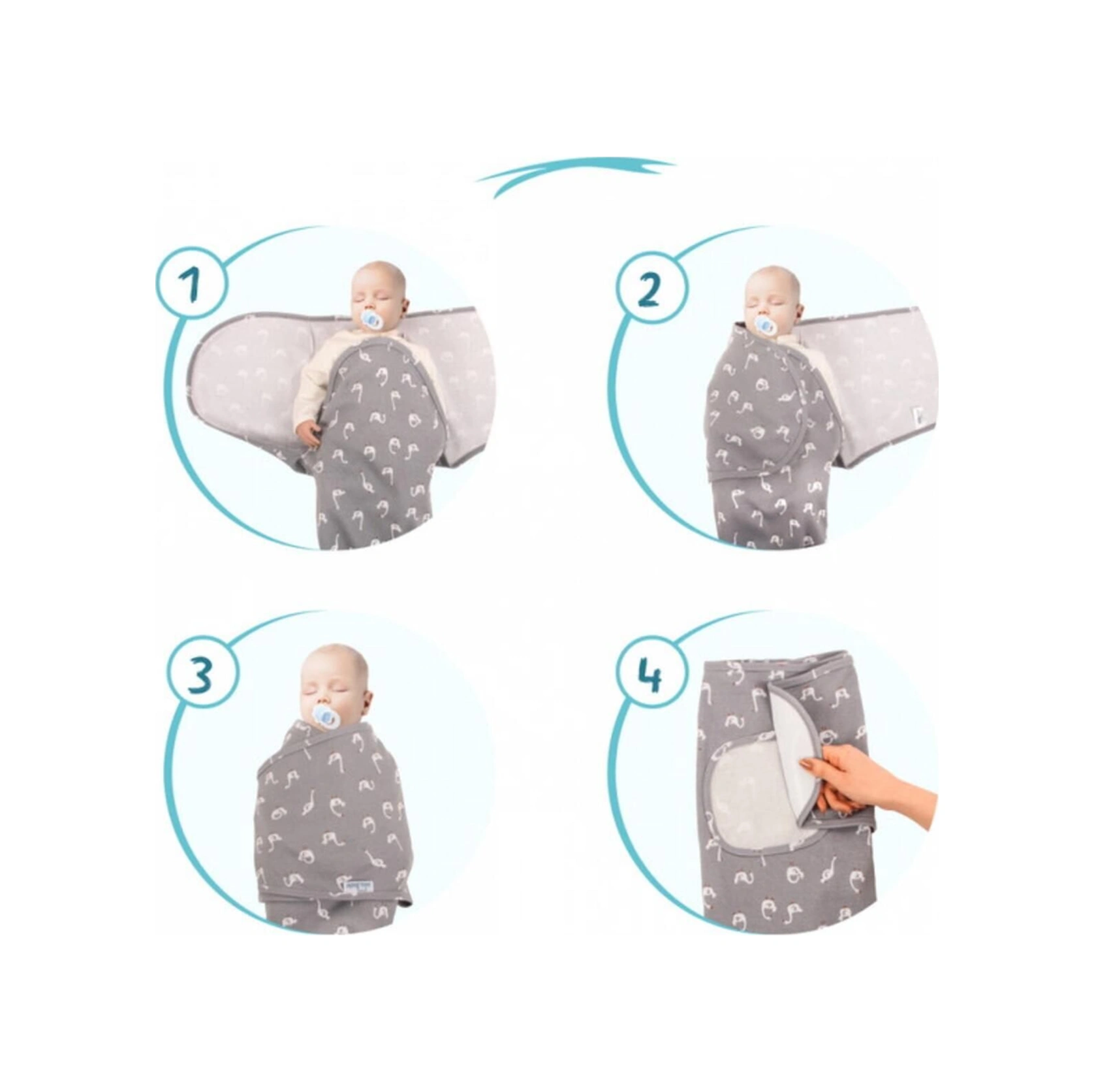 İnterlok Bebe Kundağı 118 Kuğu