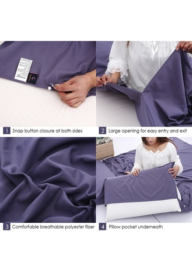 Açık Hava Kamp Otel Seyahati İçin Hafif Uyku Tulumu Astarı Sac Çuval - Koyu Mavi/l