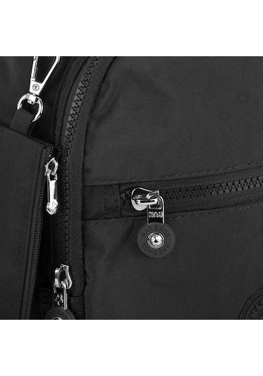 Nas Bag Kadın Sırt Çantası Orta Boy Siyah Siyah