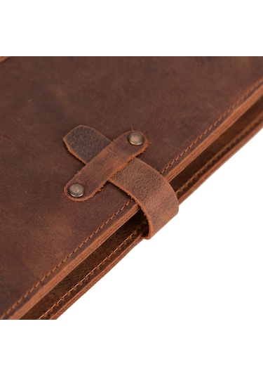 Bloom Quiet Edit Moccasin A5 Deri Kitap Defter Kılıfı