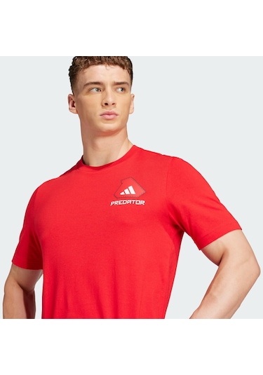 Adidas Predator History Graphic Tişört-7774 Kırmızı