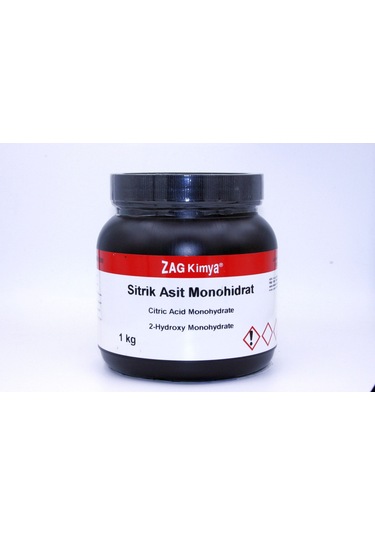 Zag Kimya Sitrik Asit Monohidrat %98 Food Grade 1 KG