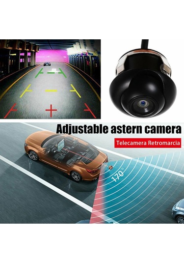 360 Hd Araç Arka Görünüm Ön Geri Görüş Kamerası