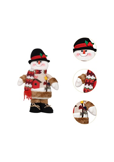 Suntek Kış Festivali Raf Dekoru Için Yılbaşı Kardan-adam