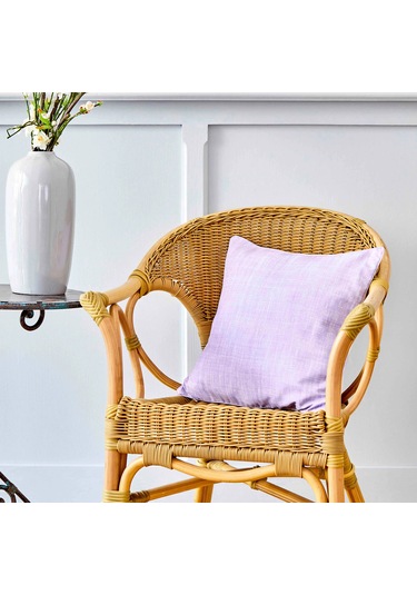 Karaca Home Levin Lila Düz İç Dolgulu Kırlent 45 45 Cm Şık Ve Yumuşak Dekoratif Yastık Lila