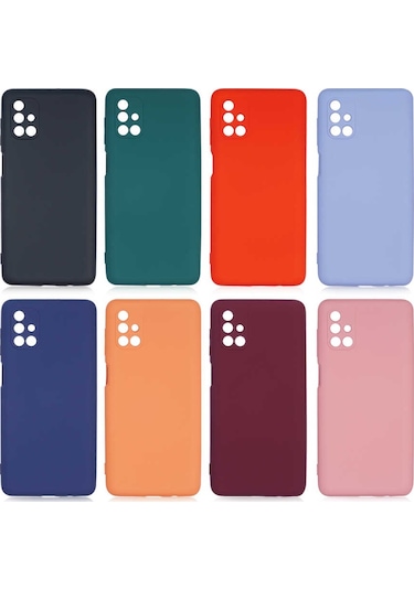 Samsung Galaxy Uyumlu M51 Kılıf Zore Mara Lansman Kapak-Pembe Açık