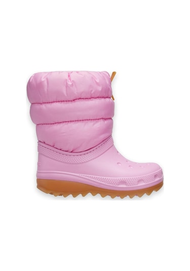 Crocs 207683 Classic Neo Puff Boot T Pembe Çocuk Bot Pembe