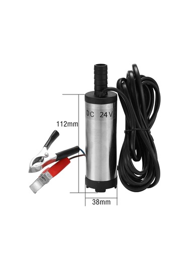 Homyl 38mm Dizel Pompa Su Yağı Yakıt Transferi Gümüş-24v