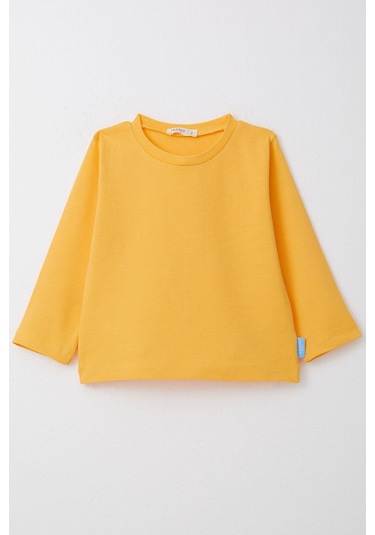 Breeze Erkek Çocuk Uzun Kollu Tişört Basic 1-4 Yaş, Sarı-sarı Sarı