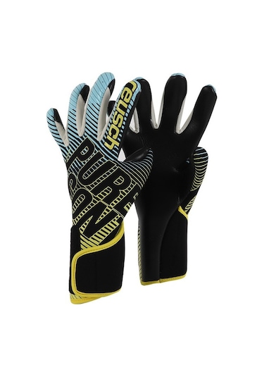 Elamco Lateks Futbol Kaleci Eldiveni Profesyonel Futbol Topu Kaleci Eldivenleri Yetişkinler Kalınlaşmış Sarı