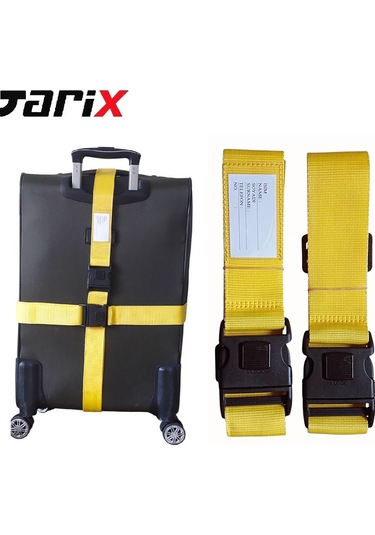 Tarix Valiz Kemeri Uzun Boy ,extra Kilitli Ve Etiketli 2 Adet Sarı