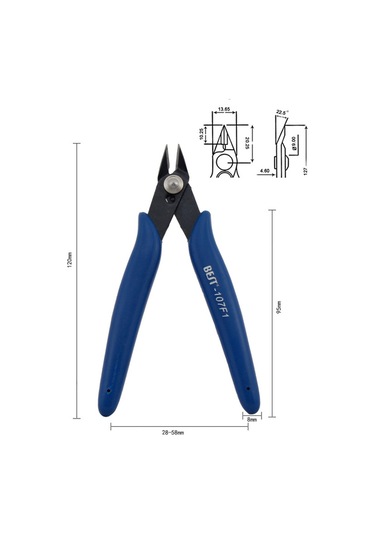 Bst-107F1 Elektrik Teli Kablo Kesici Mini Pense