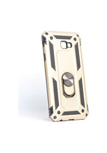 Samsung Uyumlu Galaxy J4 Plus Kılıf Zore Vega Kapak Gold