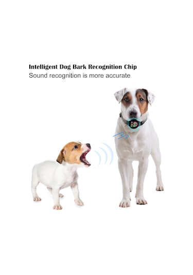 Köpek Eğitim Cihazı Köpekler İçin Havlama Tasması Su Geçirmez Ip67 Şarj Edilebilir Köpek Elektronik -siyah