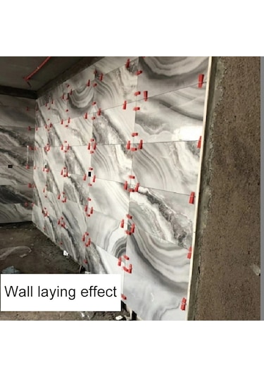 Sones 100 Adet Fayans Zemin Bulucu Ekleme Fayans Düzleştirici Kama Düzleştirme Makinesi Plaka Düzleştirme Sistemi Yardım Aracı Og6480