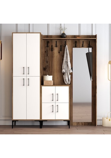 Variant Variant Berlin Abc Portmanto Ceviz/Beyaz