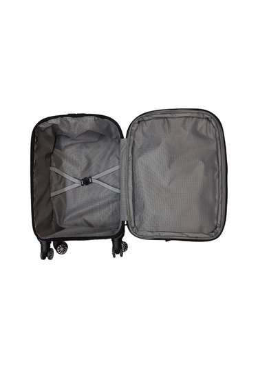 Escape Havlu Kumaş 4 Teker Körüklü Siyah Kabin (Küçük) Boy Valiz