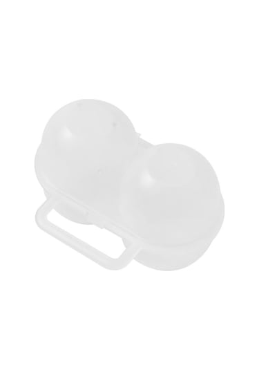 2 Gözlü 6 Gözlü Saklama Kutusu Şeffaf Yumurta Tepsisi Taşınabilir Yumurta Kartonu Kamp 2 Izgara