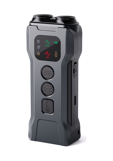 Folinda Siyah P9 Ultrasonik Köpek Antrenörü - 15-30khz Çift Frekanslı, El Fenerli, İç Bataryalı, Köpek Havlamasını Durdurma Ve Kötü Davranışları Engelleme Aleti