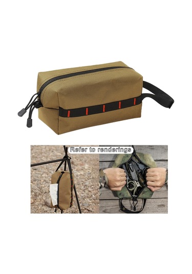 Suntek Taşınabilir Mendil Kutu Tutucu Dikdörtgen Haki Haki