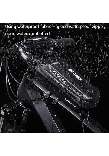 Wild Man Xs5 1l Bisiklet Kadro Üstü Gidon Çantası