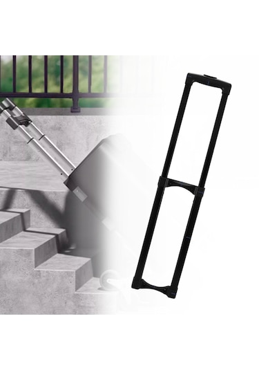 Homyl Dıy Bavul Gerilebilir Kolu Tamir Parçaları Dışarı Siyah