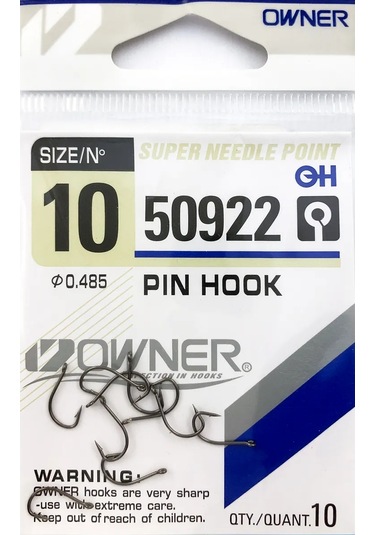 Krucok Rybolovnyj Owner Pın Hook 10 Sazan Kancaları. Japonya. 217597971