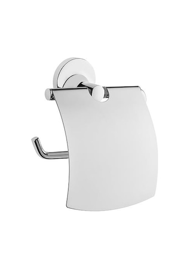 VitrA Base 300 Kapaklı Tuvalet Kağıtlığı Krom A44112