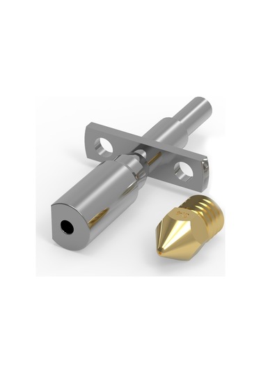 Yuntech01 Zortrax M200 3d Yazıcı İçin Tam Metal Gırtlağı, 0.4mm Bakır Nozzle Ve 1.75mm Filament Uyumlu Aibecy Ns0176 Isı Ucu Seti