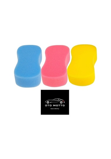 Oto Motto Oto Araba Yıkama Ve Temizlik Süngeri 3 Adet