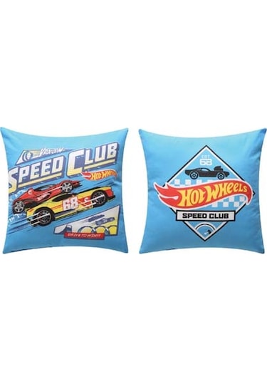 Taç Lisanslı Kırlent Hot Wheels 40x40