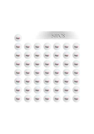 Ranyeek 50 Adet 3 Yıldızlı Abs Ping Pong Topu 40mm Beyaz - Dayanıklı, Tutarlı Ağırlık Ve İyi Zıplama Özelliği