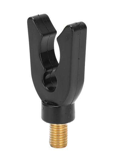 Xindoker Siyah Pvc Bakır U Şekilli Olta Demiri Tutucu, Kaymaz Koruyucu, Çıkarılabilir, Deniz Göl Nehir Uygun Olta Aksesuarı